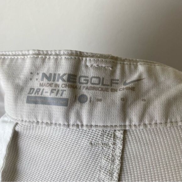 Nike golf off white lightweight shorts men’s size 36 - Picture 4 of 8